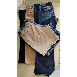 Lot - 6 Pair Jeans, Women & Men, Lee Rider, Vera Wang, Wax Jean, Gap, MX Sizes